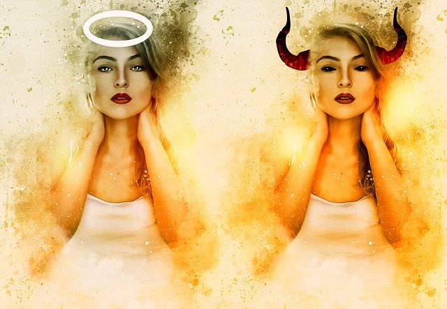 天使と悪魔 女性